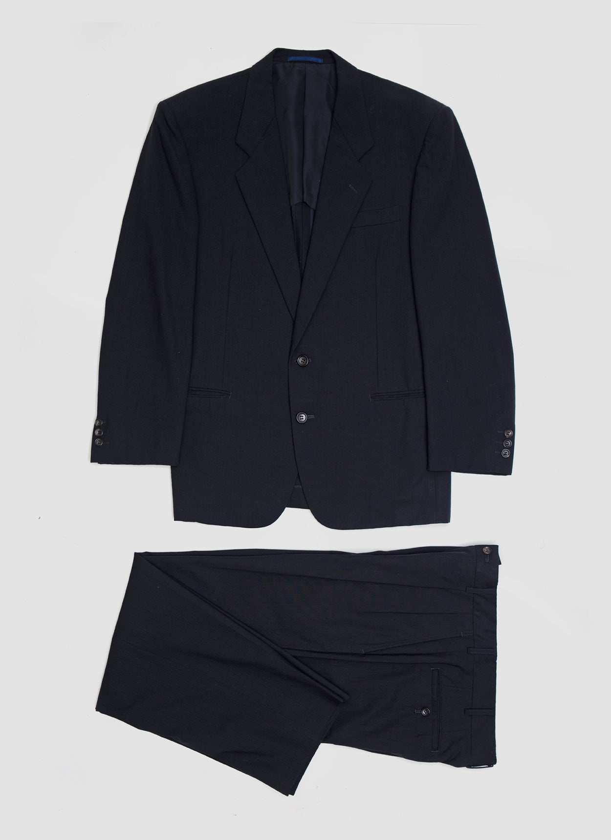 Homme Duex spring 1996 Black Tailored 2-B Suit