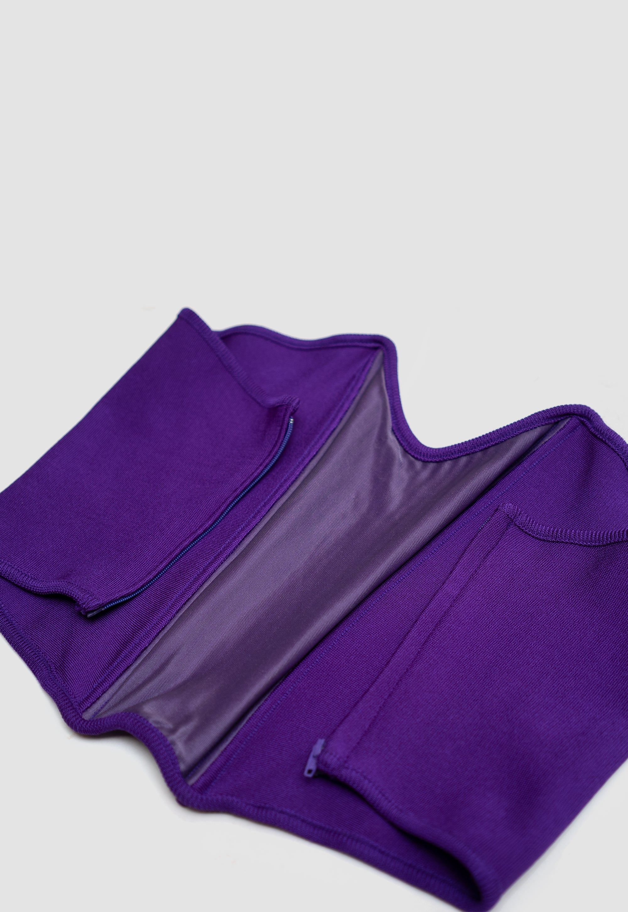 Ribbed Corset (Purple)