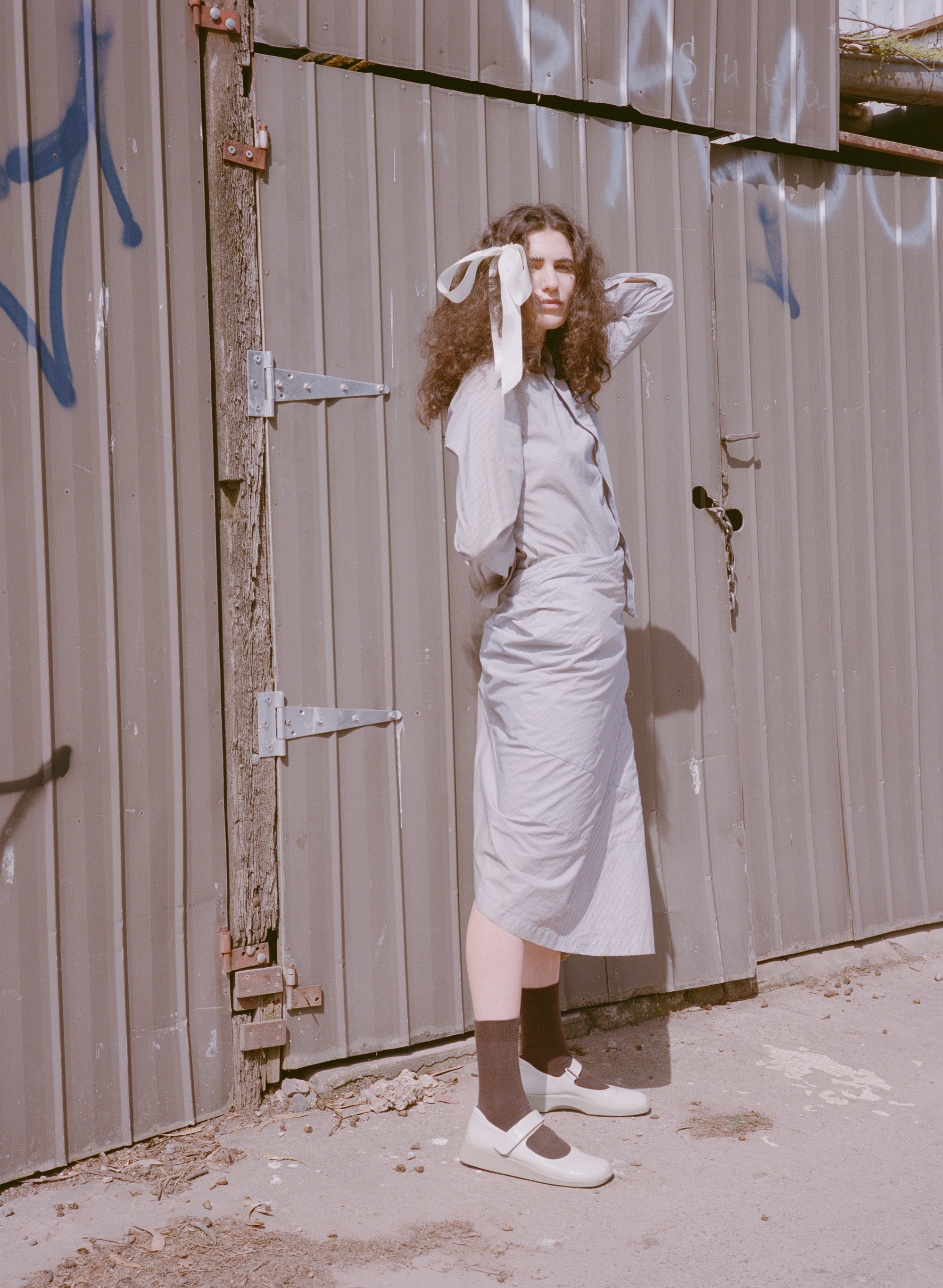 fall 1998 Elongated Deformation Shirt-Dress