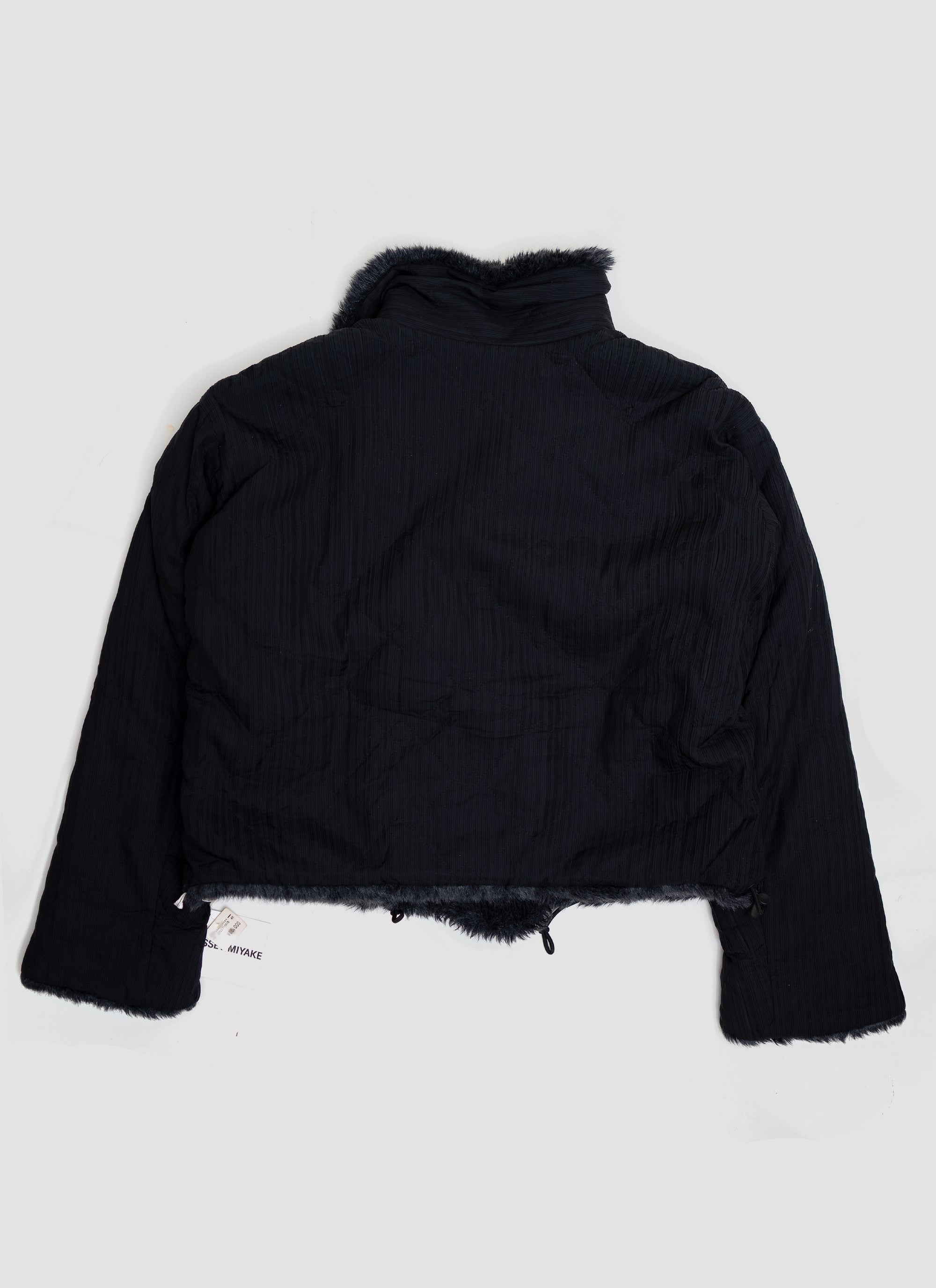 Fall 1998 Reversible Pleated Faux Fur Jacket