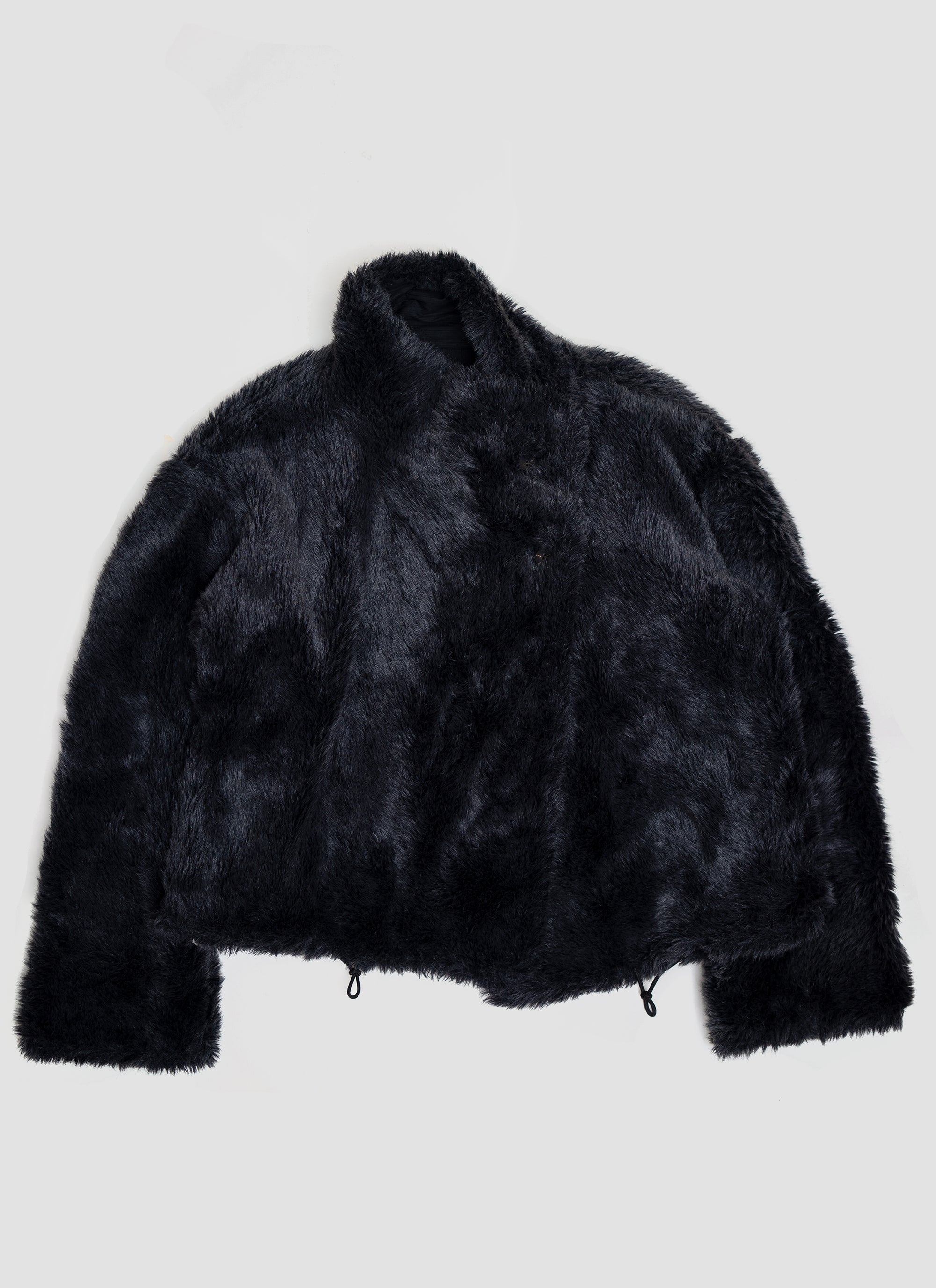 Fall 1998 Reversible Pleated Faux Fur Jacket