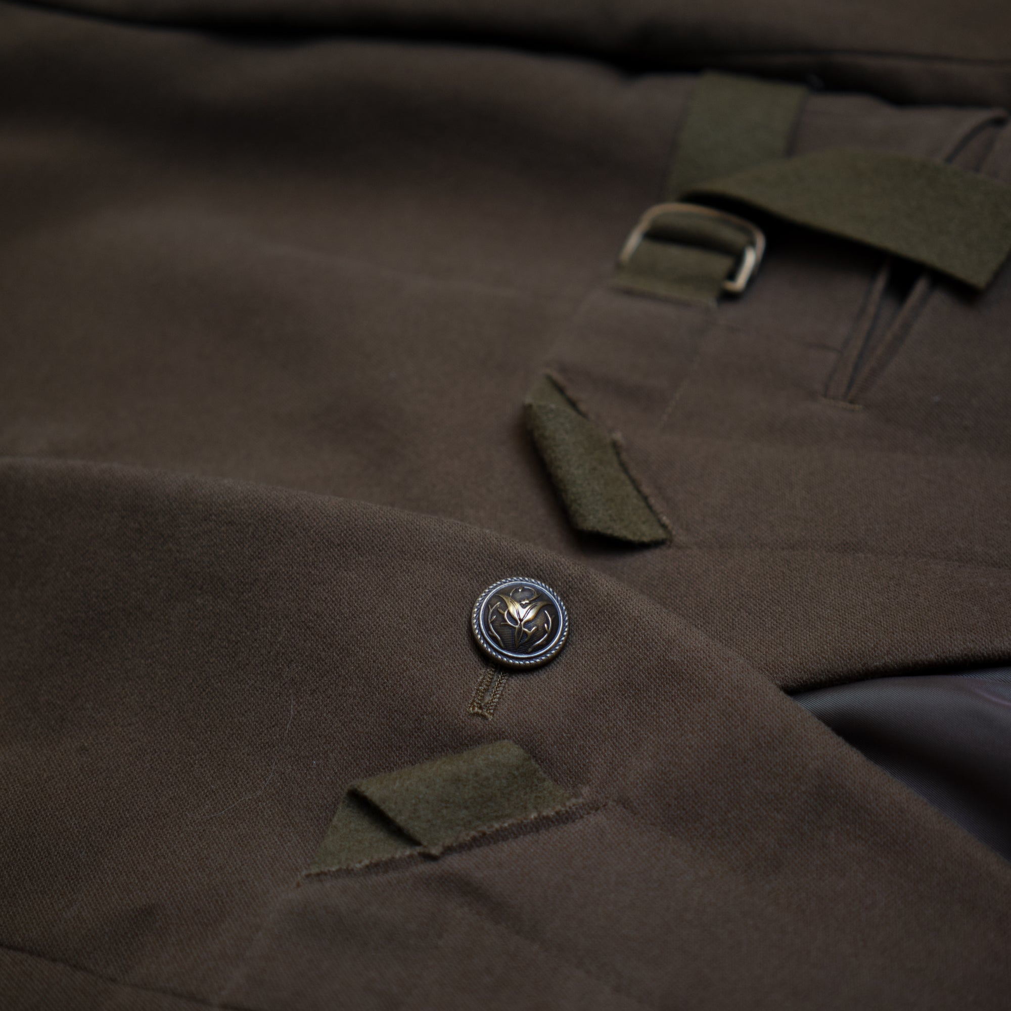 fall 2006 Khaki Moleskin Military Jacket