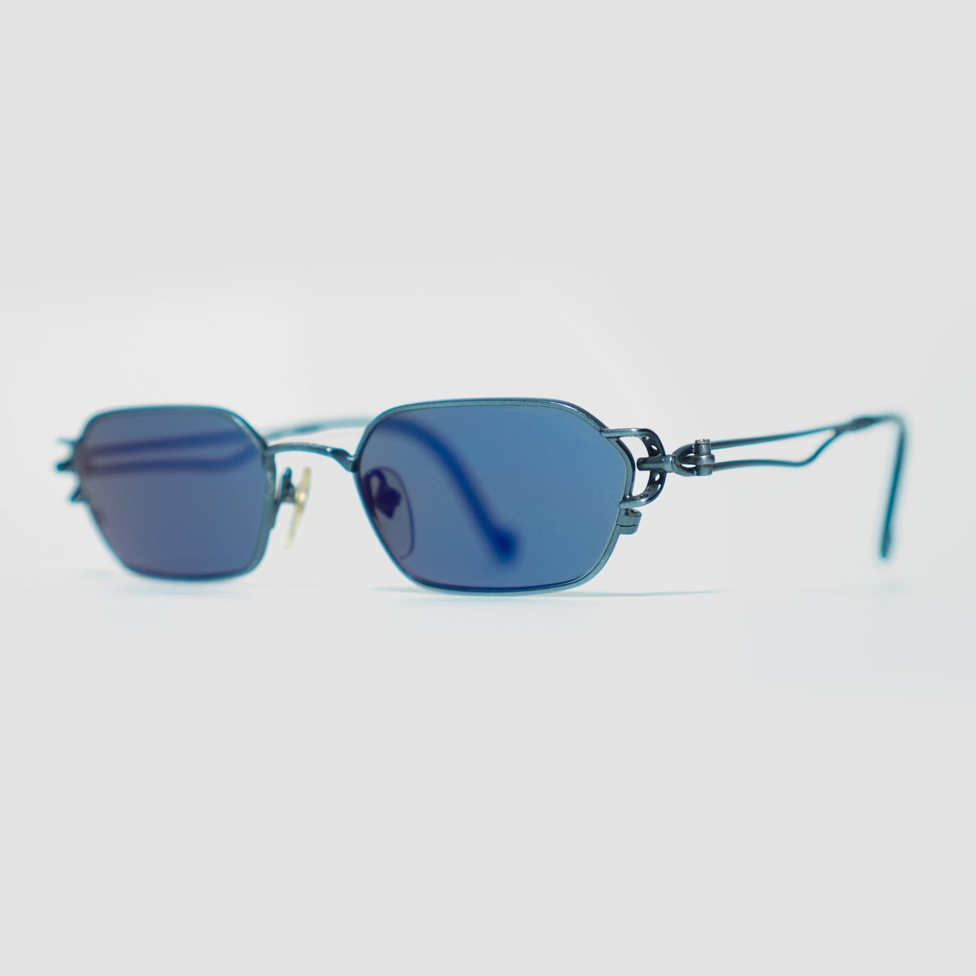 56-0005 Steampunk Midnight Blue Tint Sunglasses