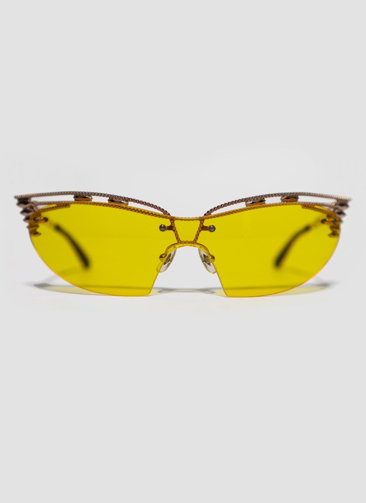 56-0071 Sparkle Lashes Sunglasses (yellow/gold)