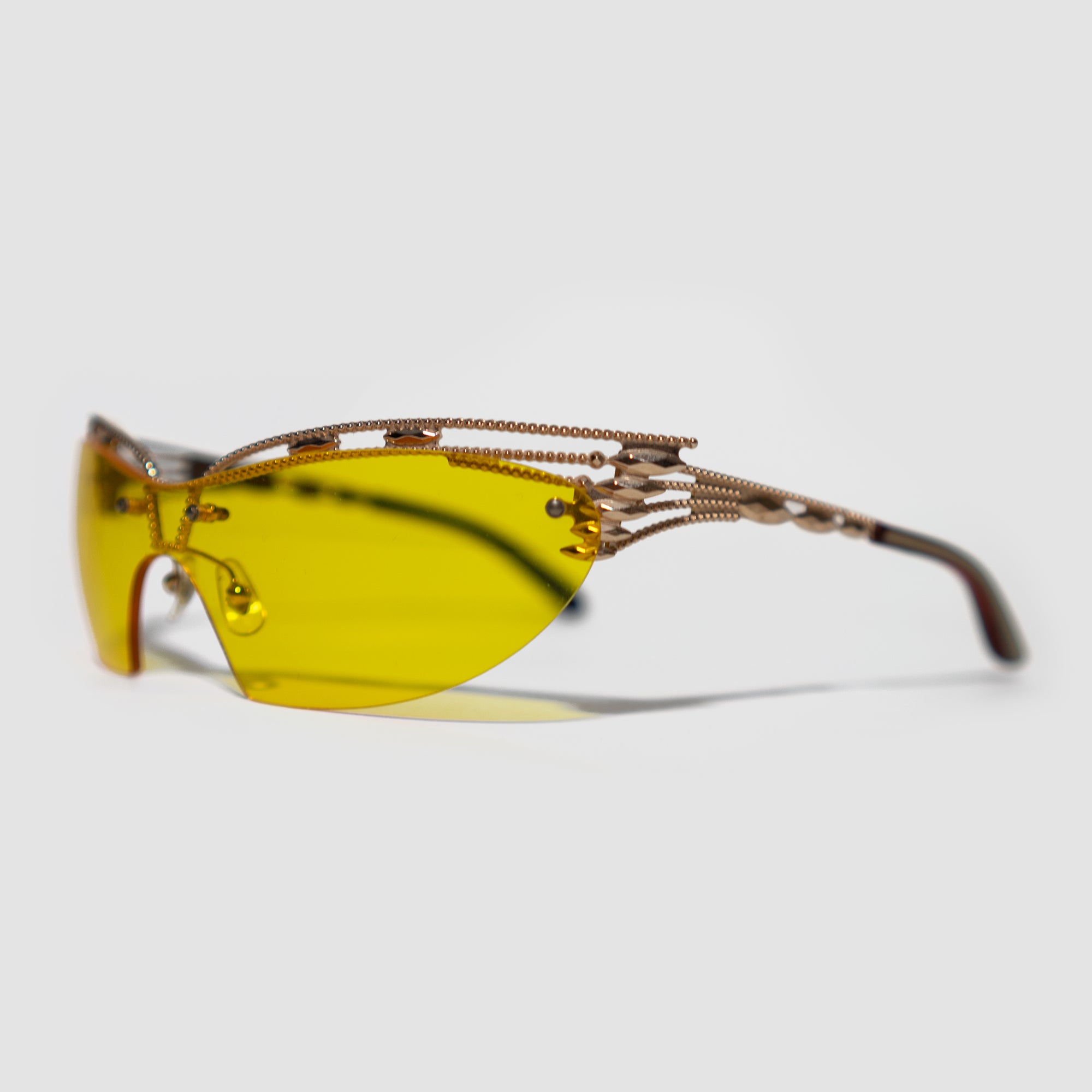 56-0071 Sparkle Lashes Sunglasses (yellow/gold)