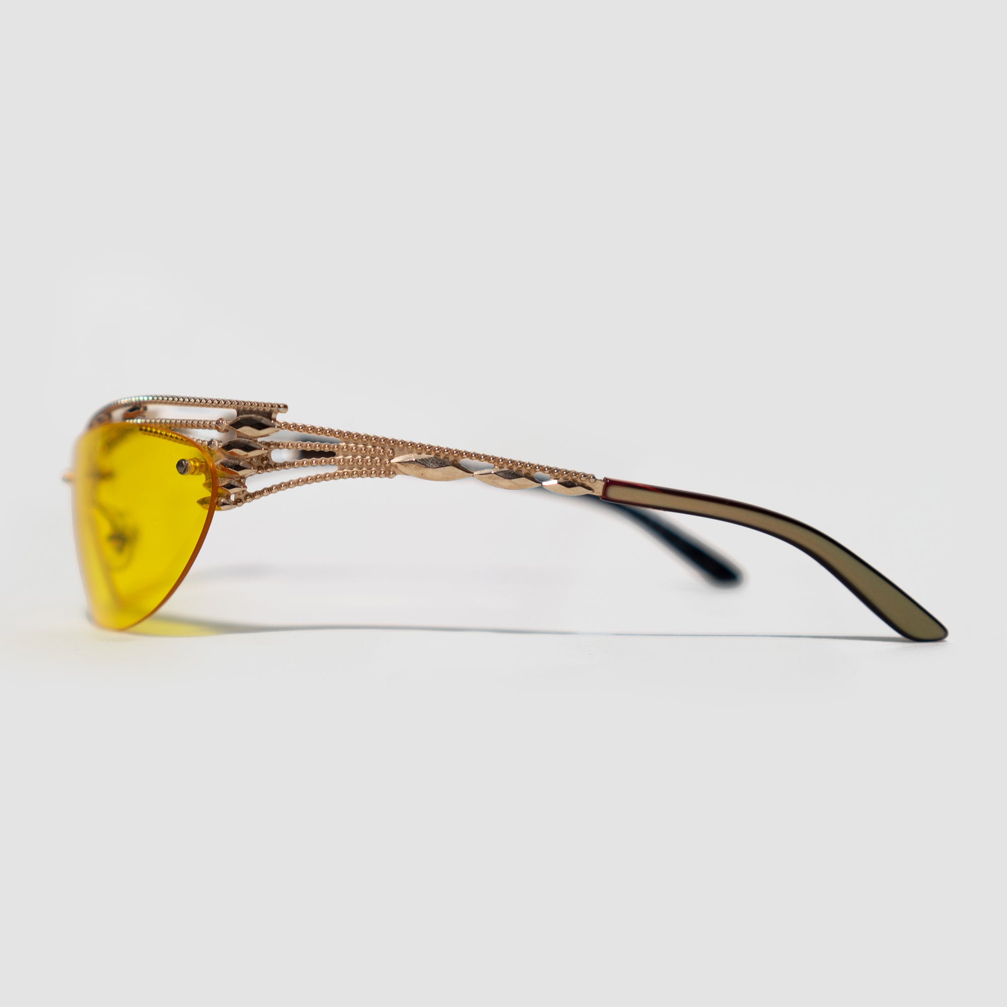 56-0071 Sparkle Lashes Sunglasses (yellow/gold)