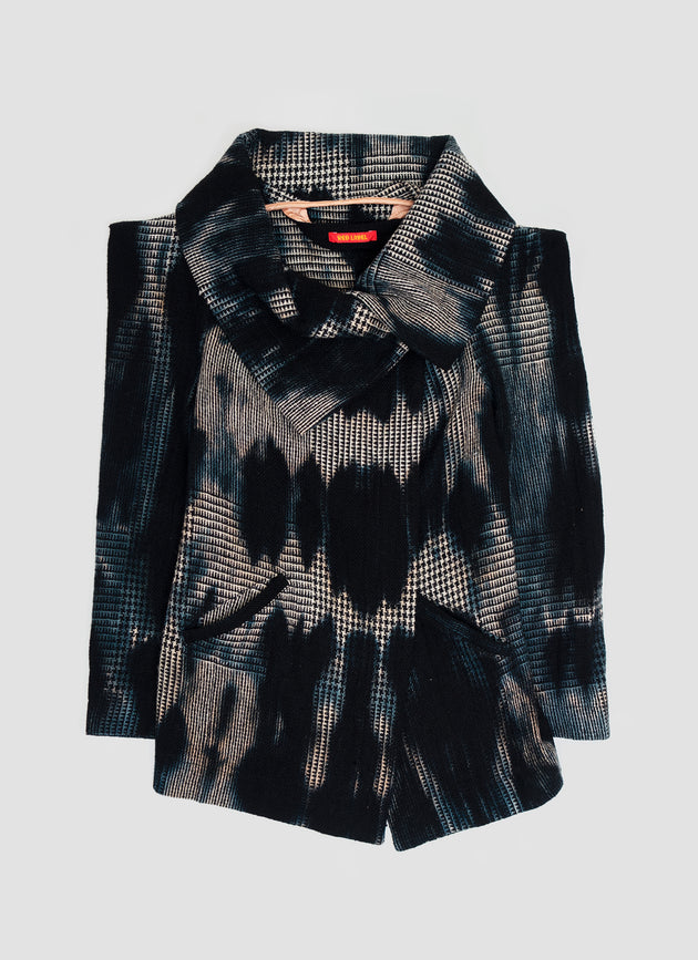 Fall 2001 Blotch-dye Houndstooth Jacket