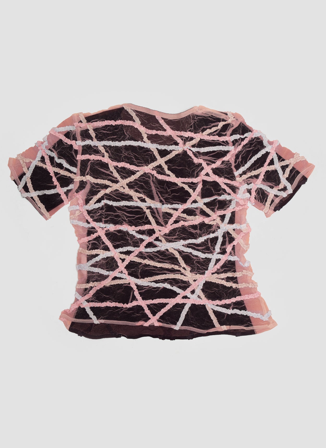 Fall Winter 1997 Shibori Top (brown/pink)