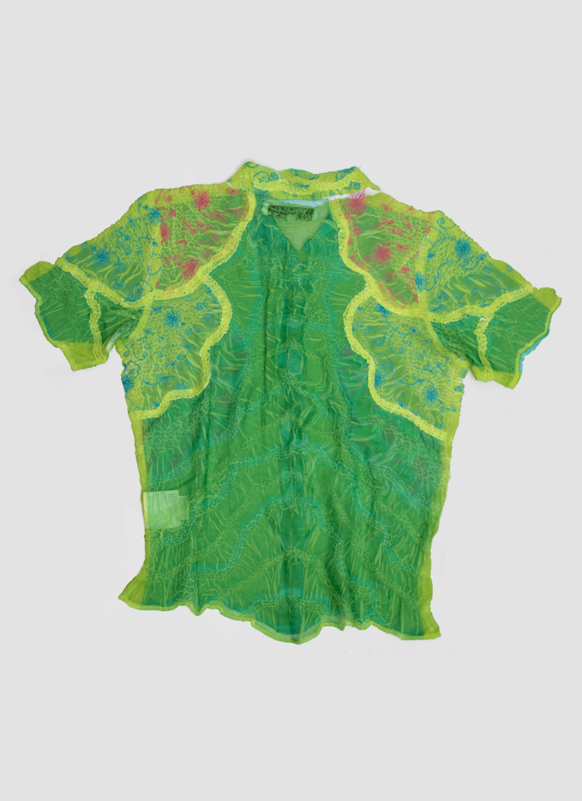 Shibori Garden Short Sleeve Shirt