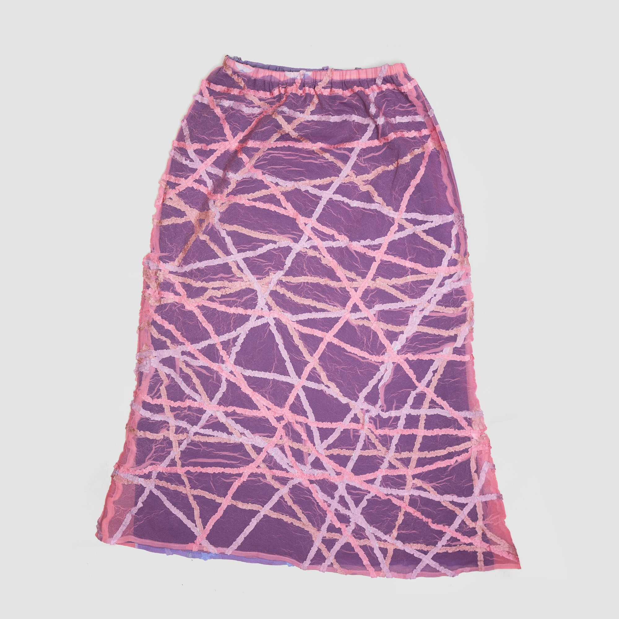 Fall 1997 Pink Shibori Skirt