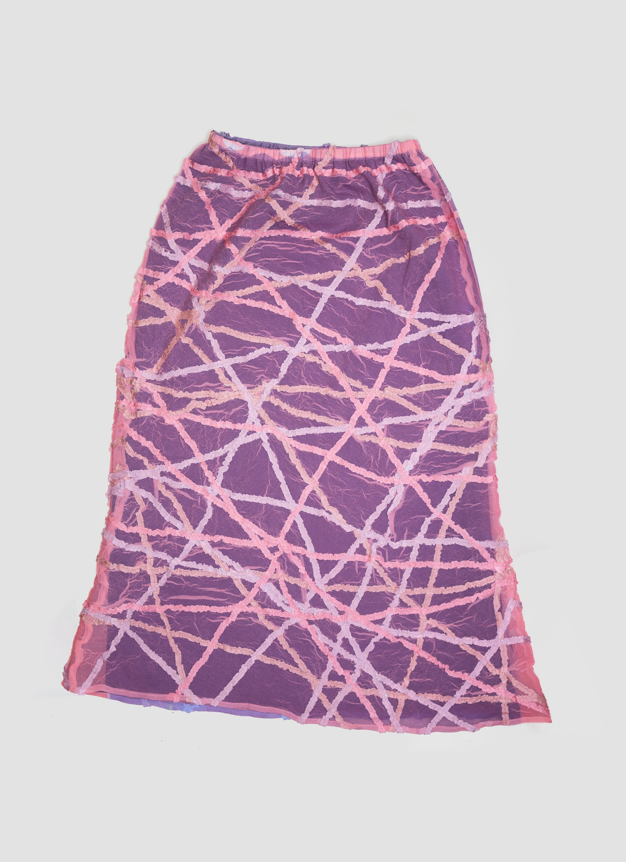 Fall 1997 Pink Shibori Skirt