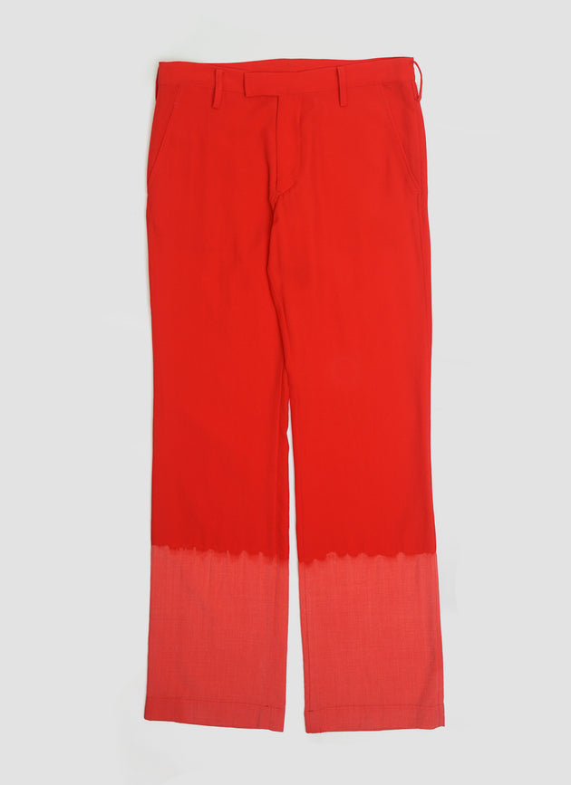 Fall 2003 Dip-Dye Red Tailored Pant